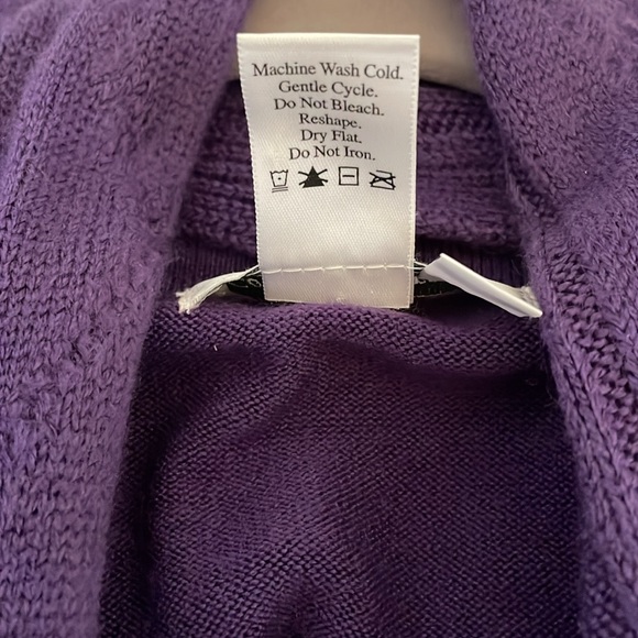 ColdWater Creek Sz XL Full Body Sweater With Attached Scarf - Picture 5 of 6